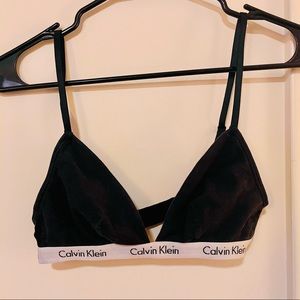 Calvin Klein black bralette small